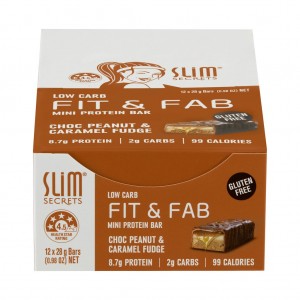 Slim Secrets 低卡路里蛋白質棒 - 朱古力花生